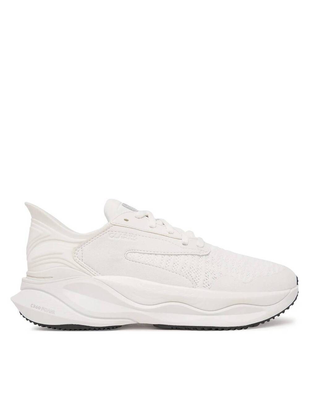 NEW CLARKS men's pace sneaker in white